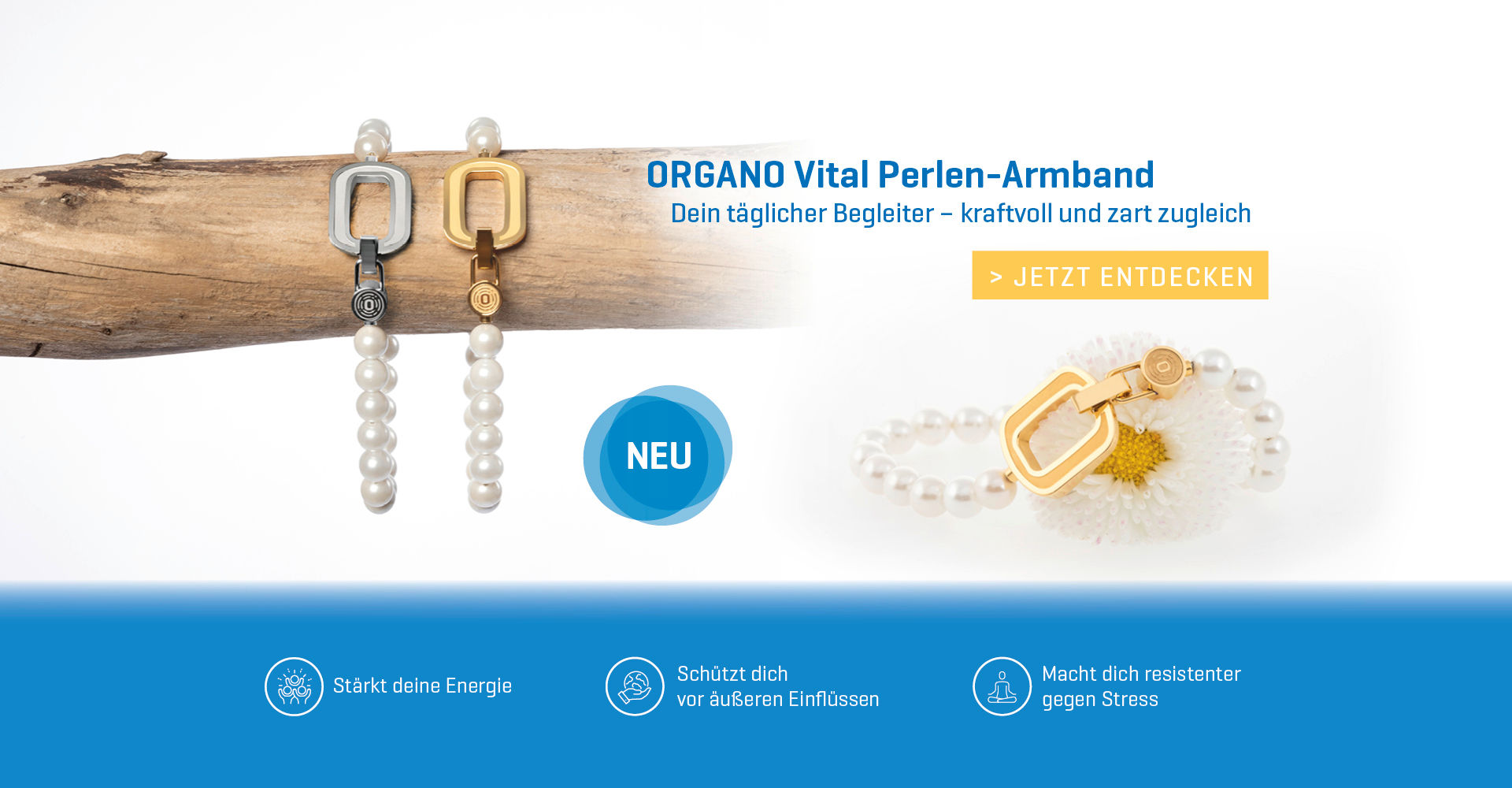 Organo Perlenarmband